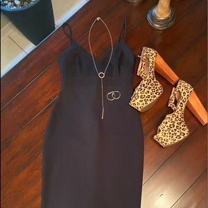 LuLus size small little black dress MEOW !